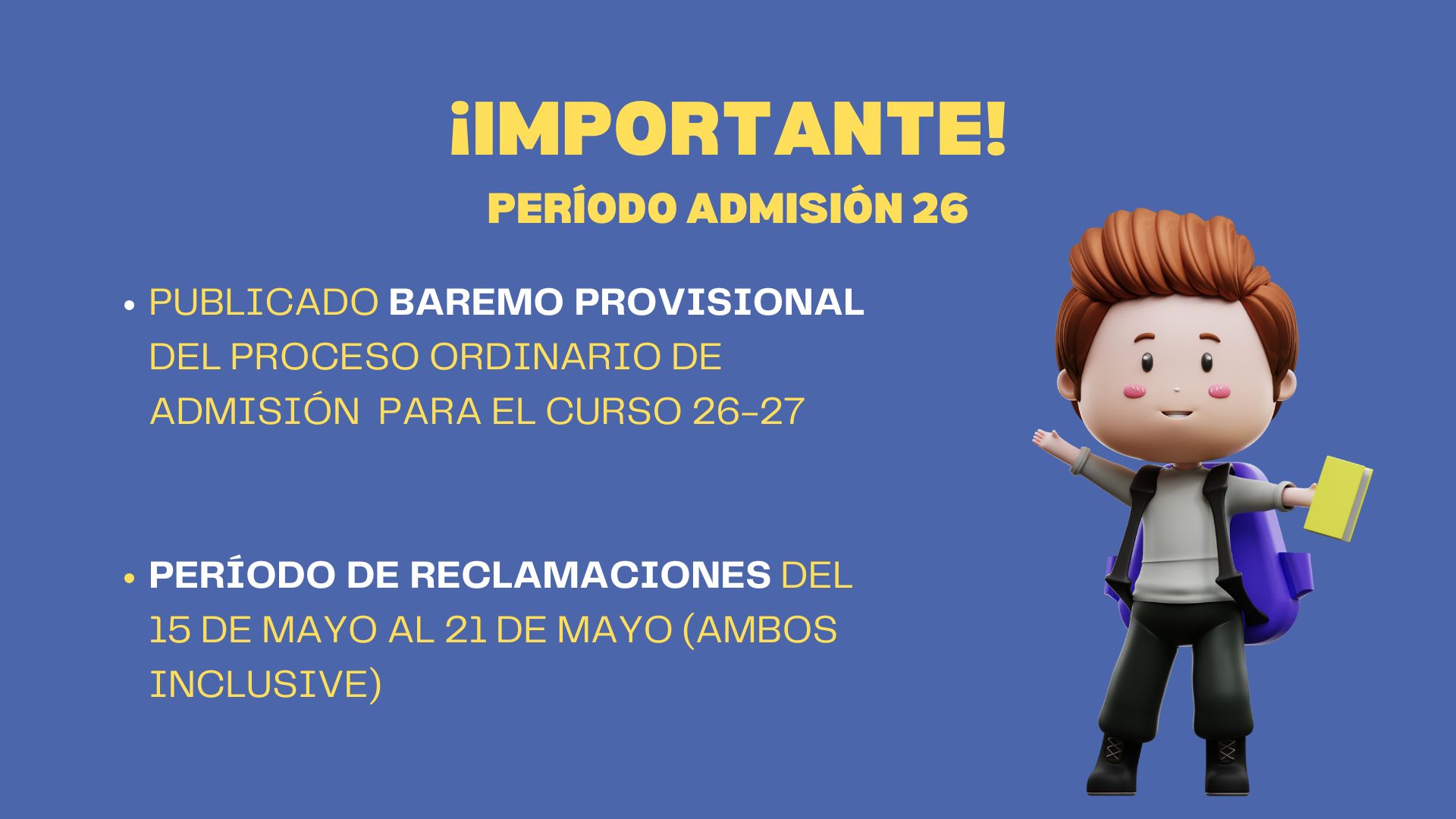 BAREMO PROVISIONAL CARTEL