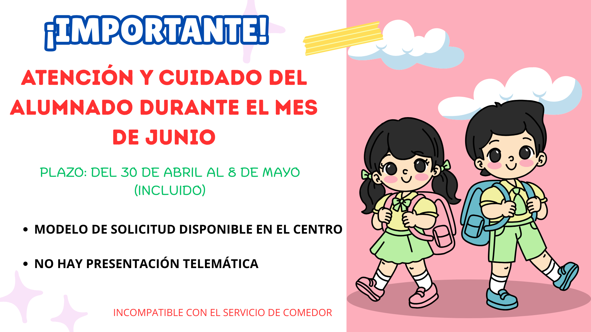 CUIDADO ALUMNOS JUNIO