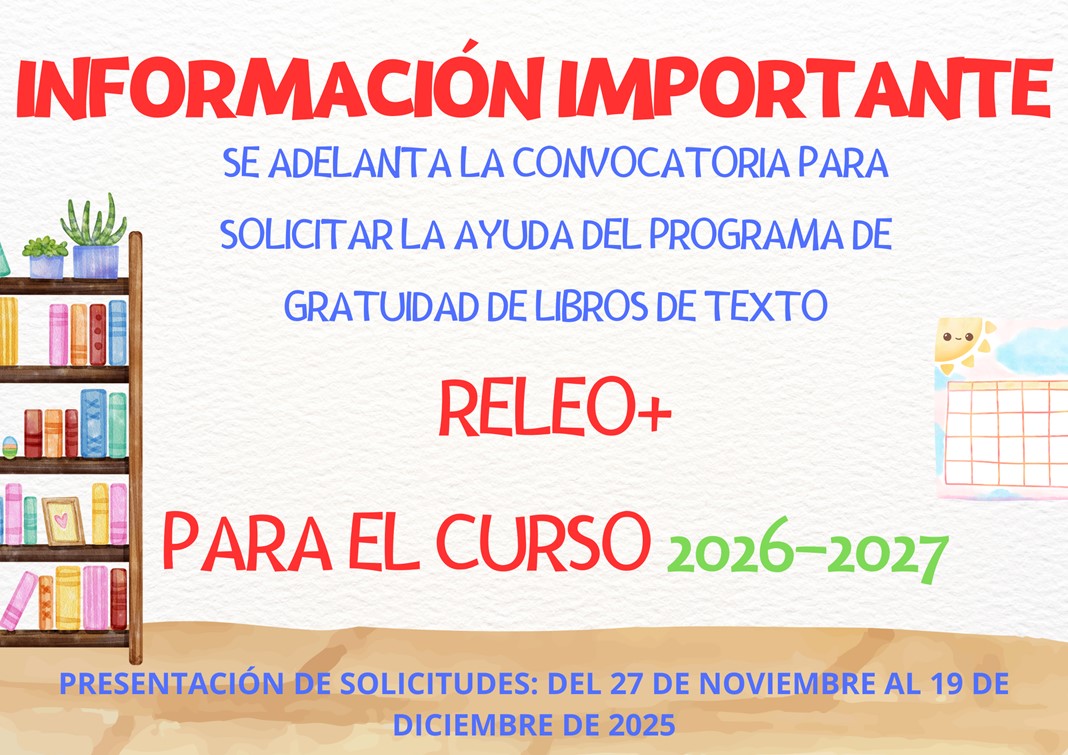 RELEO CONVOCATORIA 2026.2027 RELEO CONVOCATORIA 2026.2027